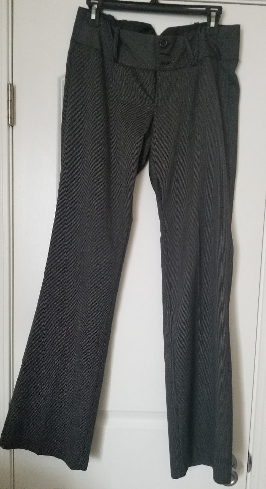 Black pin stripped dress pant